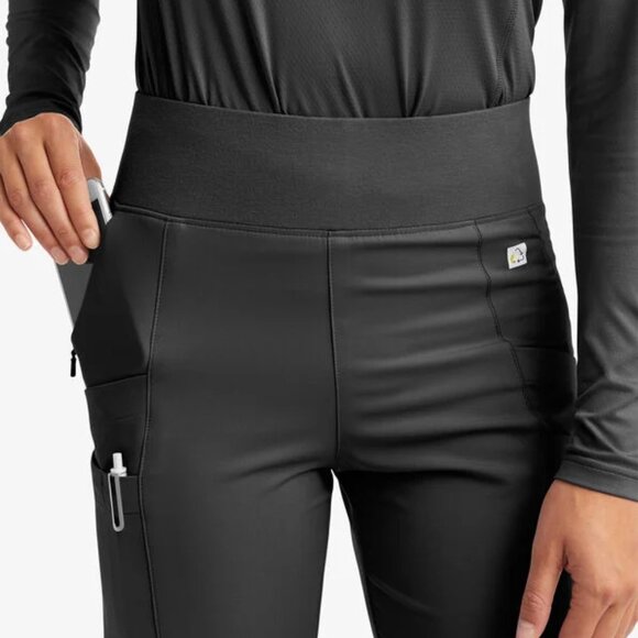 Butter-Soft Women's 6-Pocket Yoga Scrub Pants **Slightly IRREGULAR** - Picture 2 of 8